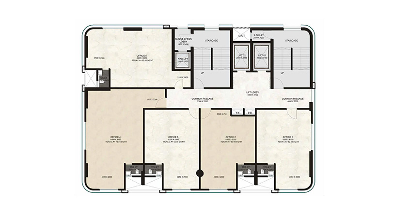 Commercial Typical Floor Plan
